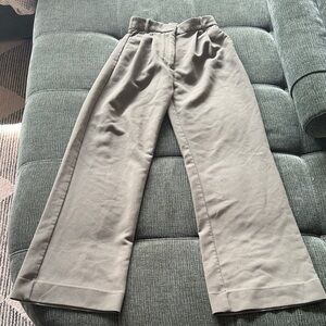 Abercrombie & Fitch Gray Wide-Leg Pants
